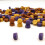 Perles de cire à cacheter violettes et dorées, 210 pièces 4