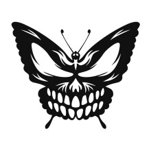 Halloween-Wanddeko aus Metall, Skelett, für drinnen und draußen, 1 Stück