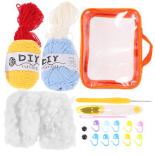 Wool Crochet Starter Kit for Beginners with Hook