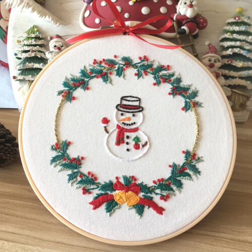 Chenflying Stickset mit Weihnachtsmotiven (3-teilig) 1