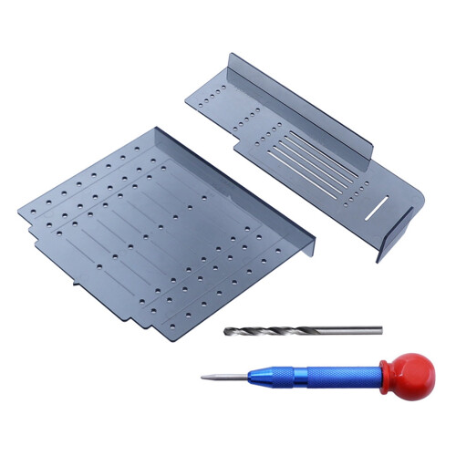 Aurora Trade Hole Drilling Guide Template for Cabinet Door 1