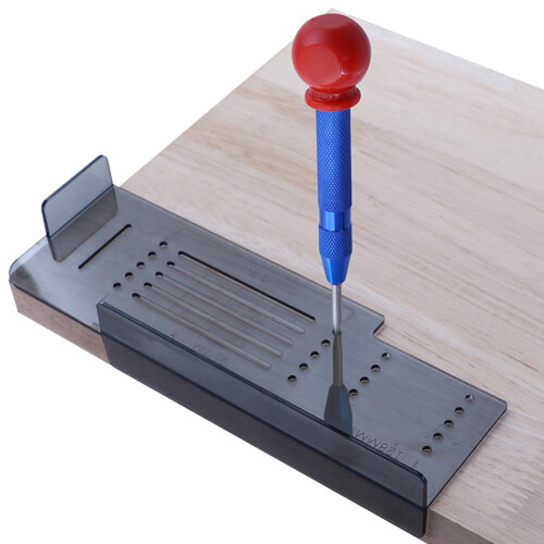 Aurora Trade Hole Drilling Guide Template for Cabinet Door 2