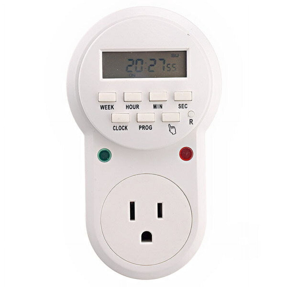 Electronic Weekly Programmable Timer 63A White