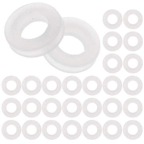 Silicone Earring Cushions Round 100 pcs