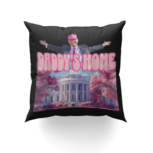 Grappige Trump sierkussensloop 20x20 inch woondecoratie 1
