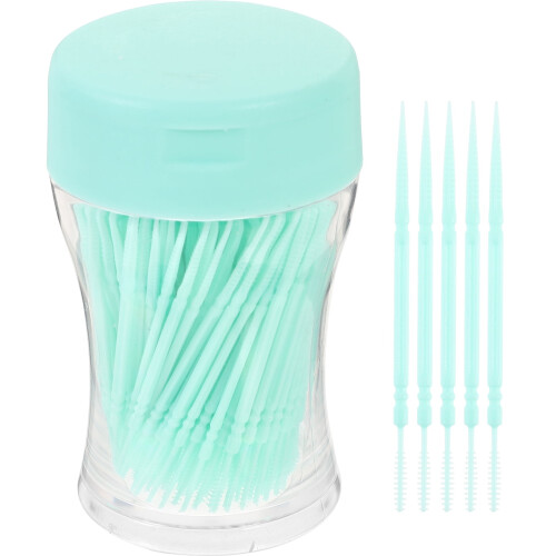 Eease dental floss picks light green 200 count