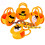 Halloween pumpkin candy tote bag felt with handle 4