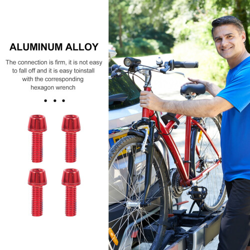 Fietsremkooi bouten van titaniumlegering, 6 stuks 2