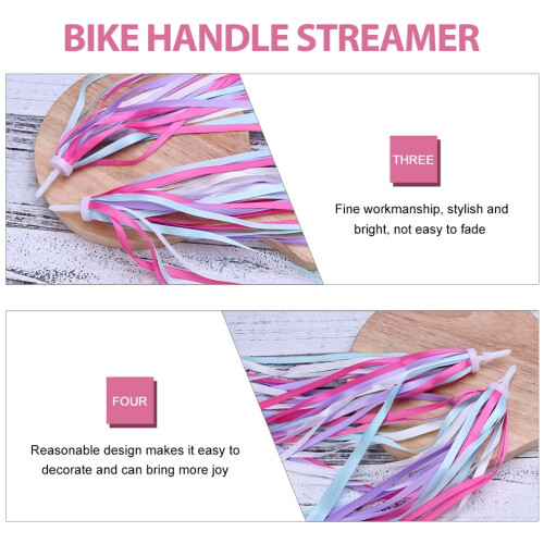 Borlas decorativas para manillar de bicicleta (2 pares) 1