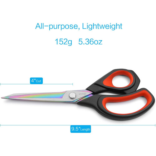 Tailor Scissors Heavy-Duty 9.5 Inch Titanium-Coated 1