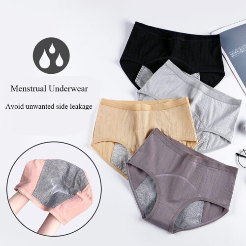 Slip da ciclo in cotone Kissecret per adolescenti, 4 pezzi 1