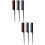 Peignes à queue pointue en plastique (lot de 6) 1