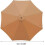 Toile Flueyer pour parasol déporté double couche 2