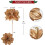 Weihnachtsstern-Blumenstecker, 3 Stück, 61 cm 2