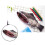 Trousse noire en forme de poisson avec fermeture éclair 5