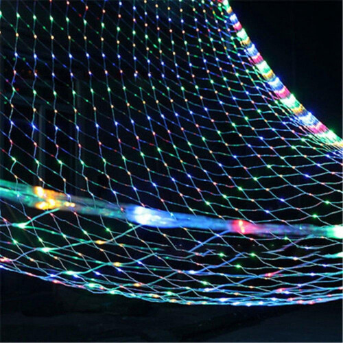 Χριστουγεννιάτικα φώτα Net192LED9,8x6,6ft Αδιάβροχο Συνδέσιμο30V Plug-in8 Λειτουργίες