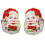 Weihnachtspapier-Weihnachtsmann-Aufkleber, 2er-Pack 4