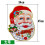 Weihnachtspapier-Weihnachtsmann-Aufkleber, 2er-Pack 8