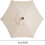 Toile de parasol de terrasse 1,9 m 3