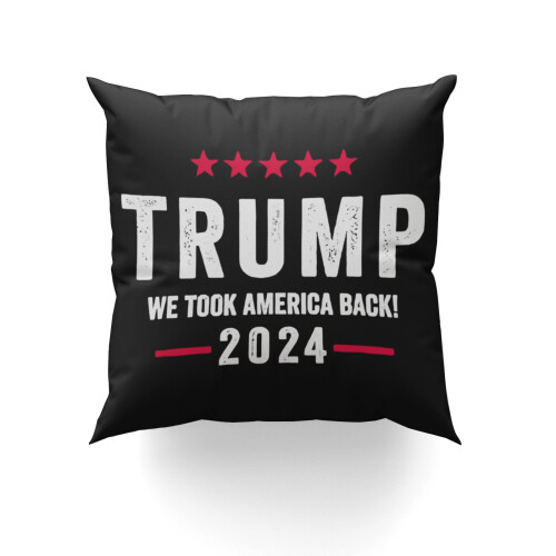 Trump2024Throw Pillow18x18Inch 1