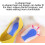 Coussinets de talon en silicone pour chaussures taille S (35-40) 4