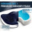 Cuscino per sedile in gel e memory foam, nero, 1 pezzo 2