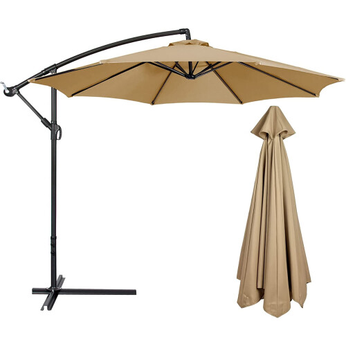 Vervangend doek voor buitenparasol, polyester, 2,7 meter 2