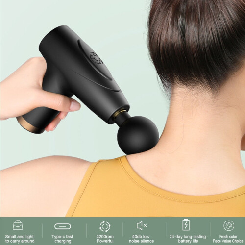 Massageador elétrico facial ajustável e recarregável com 4 1