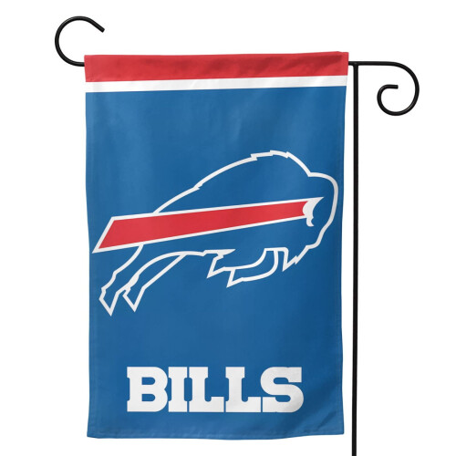 Bandeira de jardim dupla face do Buffalo Bills, 71 x 102 cm (28 x 40 polegadas).