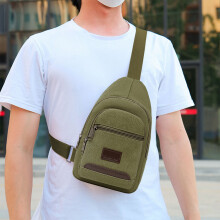 Kayannuo juledekorasjoner innendørs crossbody-løpesekk kompatibel med trening, reiser, jogging, sykling, fotturer - justerbare belter, 2 glidelåser