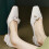 Französische Damen-Sommerschuhe, Echtleder, quadratisch 4