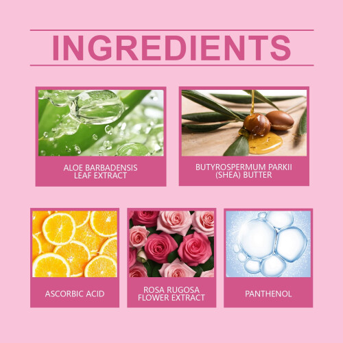 Manteiga Corporal Hidratante de Coco e Rosa 200g 2