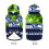 Moletom com capuz dos Seahawks para cães de porte médio e grande. 3