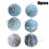 Blue Christmas Tree Pendant Holiday Decoration Set 2