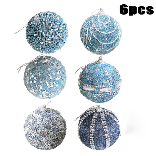 Blue Christmas Tree Pendant Holiday Decorative Accessory 1