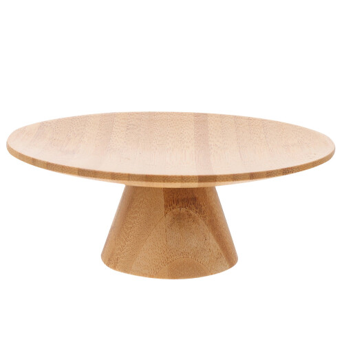Decoratieve taartstandaard van bamboe