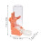 Automatic Hanging Water Dispenser for Small Animals 500ml 2