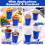 Plastikbecher, 16 oz, Dunkelblau, 144 Stück 4