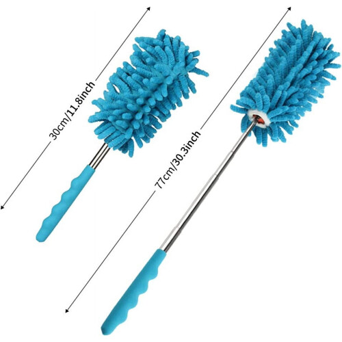 Plumeau à main en microfibre avec manche extensible (2 pièces) 1