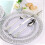 Silver Christmas Disposable Flatware Set360pcs 4