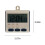 Jacenvly zwarte digitale keukentimer 24 uur 3