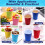 Plastikbecher, 16 oz, Einweg-Partybecher, 144 Stück 4