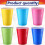 Plastikbecher, 16 oz, Einweg-Partybecher, 144 Stück 7