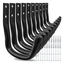 Ganchos Metálicos Resistentes para Garaje, para Colgar en la Pared, para Bicicletas, Bicicletas y Jardín.