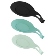 Suport lingură din silicon pentru ustensile de bucătărie, 3 bucăți