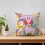Kirby throw pillowcase outdoor decorative16x16in 5