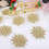 Glitter Snowflake Ornaments Silver Rope 4 inch 12 Pack 6