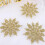 Glitter Snowflake Ornaments Silver Rope 4 inch 12 Pack 7