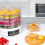 Food Dehydrator Electric Machine 6 Trays Digital Timer 7
