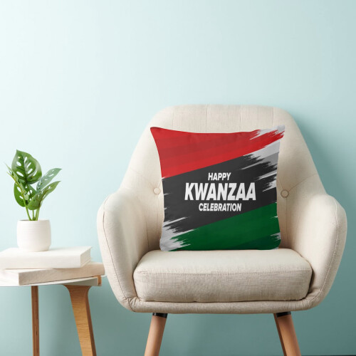 Capa de almofada decorativa com estampa de herança africana, 45 x 45 cm (18 x 18 polegadas) 2